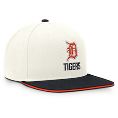 Detroit Tigers Cooperstown Pro Dri-FIT Snapback Hat Cream/Navy