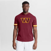 Washington Commanders Optimal Play Short Sleeve Hooded T-Shirt - Burgundy on sale