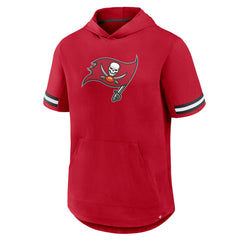Tampa Bay Buccaneers Optimal Play Short Sleeve Hooded T-Shirt - Red for sale