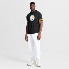 Pittsburgh Steelers Optimal Play Short Sleeve Hooded T-Shirt - Black outlet