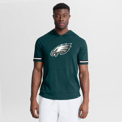 Philadelphia Eagles Optimal Play Short Sleeve Hooded T-Shirt - Midnight Green cheap