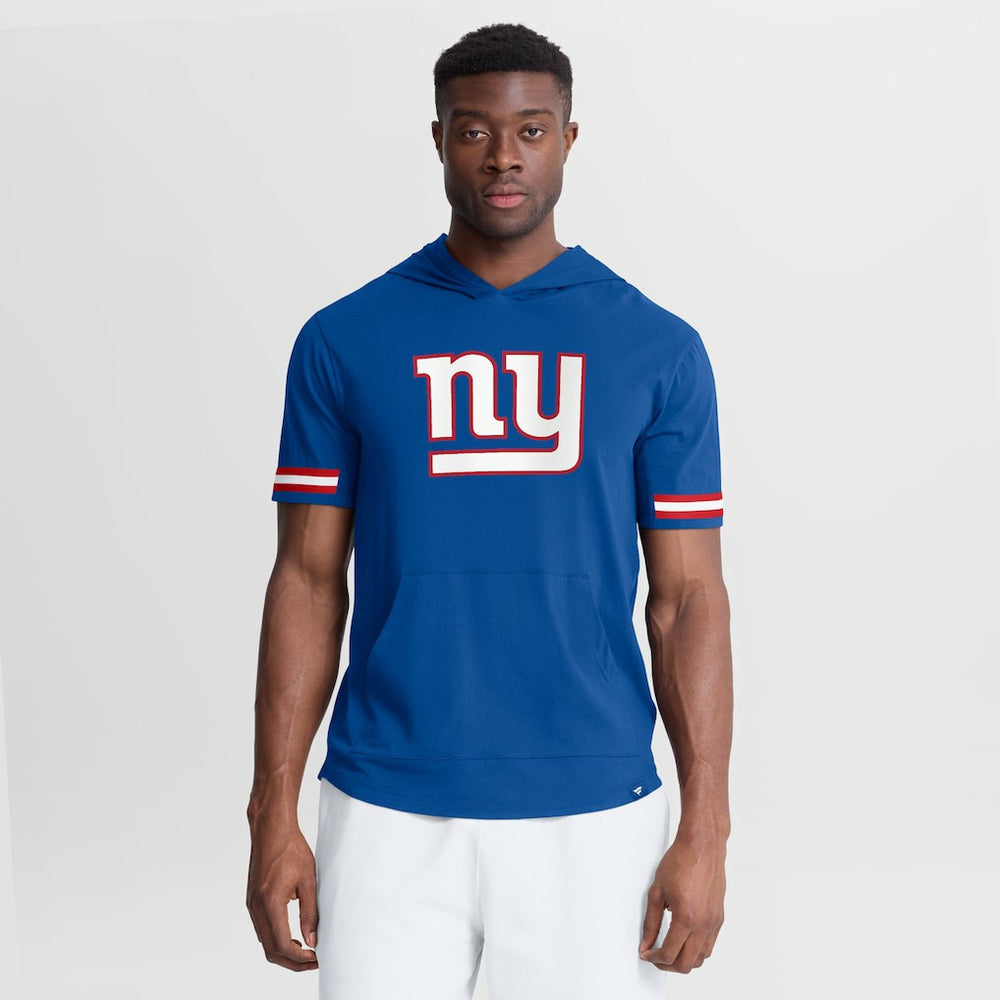 New York Giants Optimal Play Short Sleeve Hooded T-Shirt - Royal online
