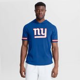 New York Giants Optimal Play Short Sleeve Hooded T-Shirt - Royal online