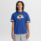 Los Angeles Rams Optimal Play Short Sleeve Hooded T-Shirt - Royal for sale