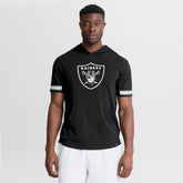 Las Vegas Raiders Optimal Play Short Sleeve Hooded T-Shirt - Black online