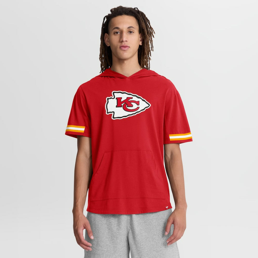 Kansas City Chiefs Optimal Play Short Sleeve Hooded T-Shirt - Red for sale