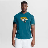Jacksonville Jaguars Optimal Play Short Sleeve Hooded T-Shirt - Teal cheap