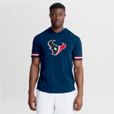 Houston Texans Optimal Play Short Sleeve Hooded T-Shirt - Navy for sale