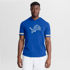 Detroit Lions Optimal Play Short Sleeve Hooded T-Shirt - Blue discount