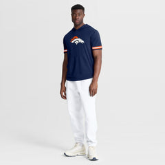 Denver Broncos Optimal Play Short Sleeve Hooded T-Shirt - Navy cheap