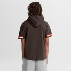 Cleveland Browns Optimal Play Short Sleeve Hooded T-Shirt - Brown sale