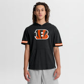 Cincinnati Bengals Optimal Play Short Sleeve Hooded T-Shirt - Black sale