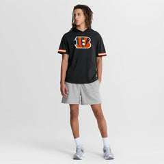 Cincinnati Bengals Optimal Play Short Sleeve Hooded T-Shirt - Black sale