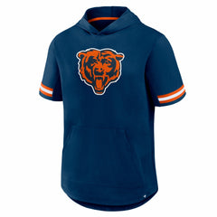Chicago Bears Optimal Play Short Sleeve Hooded T-Shirt - Navy for sale
