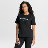 Philadelphia Eagles Women's Fade Legacy T-Shirt - Black discount