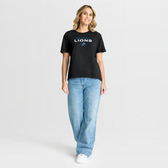 Detroit Lions Women's Fade Legacy T-Shirt - Black outlet