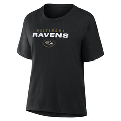 Baltimore Ravens Women's Fade Legacy T-Shirt - Black discount