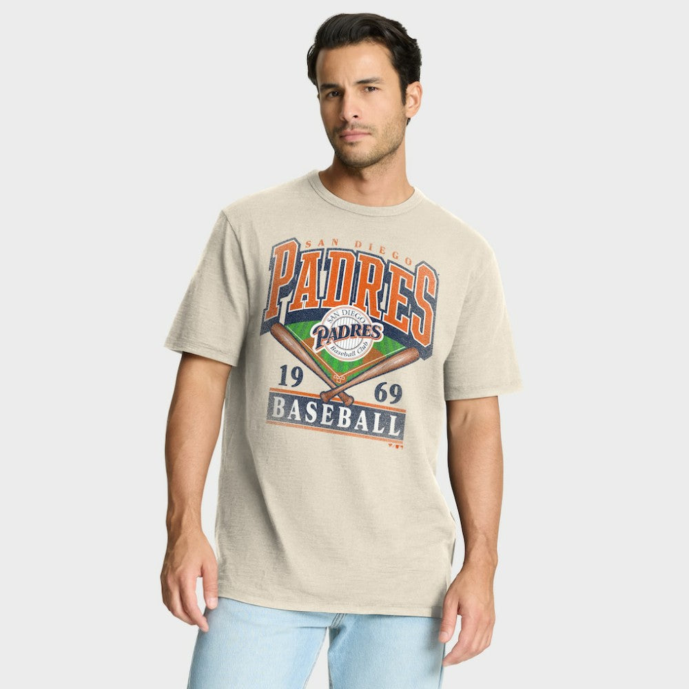 San Diego Padres Stadium Slub T-Shirt Tan
