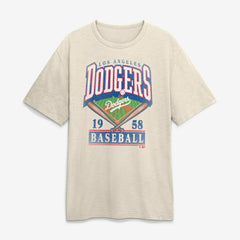 Los Angeles Dodgers Stadium Slub T-Shirt Tan