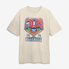Chicago Cubs Stadium Slub T-Shirt Tan