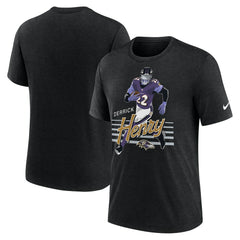Derrick Henry Baltimore Ravens Player Graphic T-Shirt - Heather Black on sale