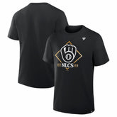 Milwaukee Brewers 2025 National League Division Series Champions Locker Room T-Shirt Black