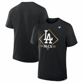 Los Angeles Dodgers 2025 National League Division Series Champions Locker Room T-Shirt Black