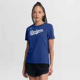 Los Angeles Dodgers Women's Wordmark T-Shirt Royal