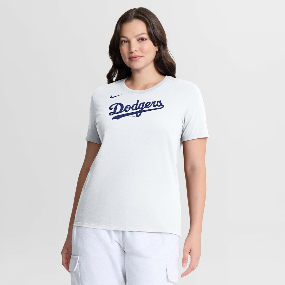 Los Angeles Dodgers Women's Wordmark T-Shirt White