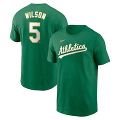 Jacob Wilson Athletics Fuse Name & Number T-Shirt Green