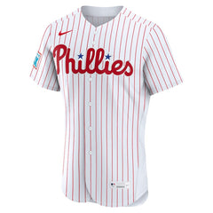 Philadelphia Phillies Home Sponsor Patch Authentic Jersey White