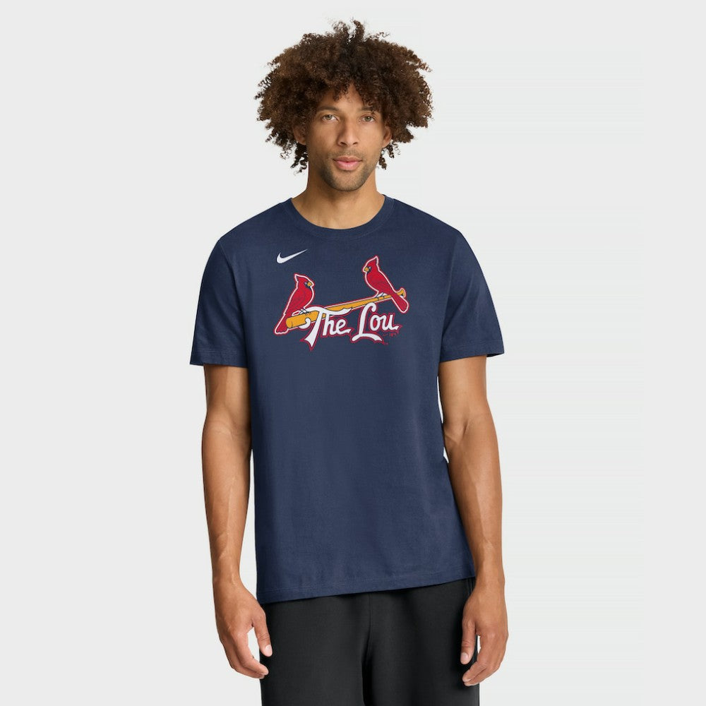 St. Louis Cardinals City Connect Large Logo T-Shirt Navy