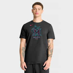Miami Marlins City Connect Large Logo T-Shirt Black
