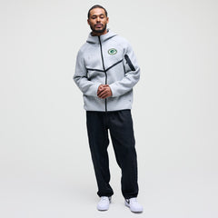 Green Bay Packers Tech Fleece Raglan Full-Zip Windrunner Hoodie - Heather Gray discount