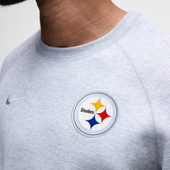 Pittsburgh Steelers Tech Fleece Raglan Sweatshirt - Heather Gray sale