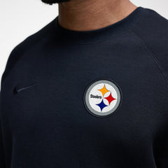 Pittsburgh Steelers Tech Fleece Raglan Sweatshirt - Black sale