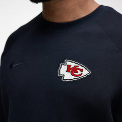Kansas City Chiefs Tech Fleece Raglan Sweatshirt - Black for sale