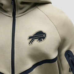 Buffalo Bills Tech Fleece Raglan Full-Zip Windrunner Hoodie - Olive on sale