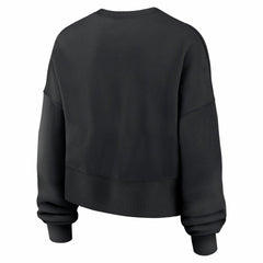 Chicago Bears Women's Oversized High Hip Legacy Arch Phoenix Fleece Sweatshirt - Black on sale