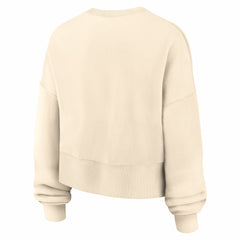 New England Patriots Women's Oversized High Hip Legacy Arch Phoenix Fleece Sweatshirt - Natural sale