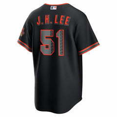 Jung Hoo Lee San Francisco Giants Alternate Stadium Jersey Black