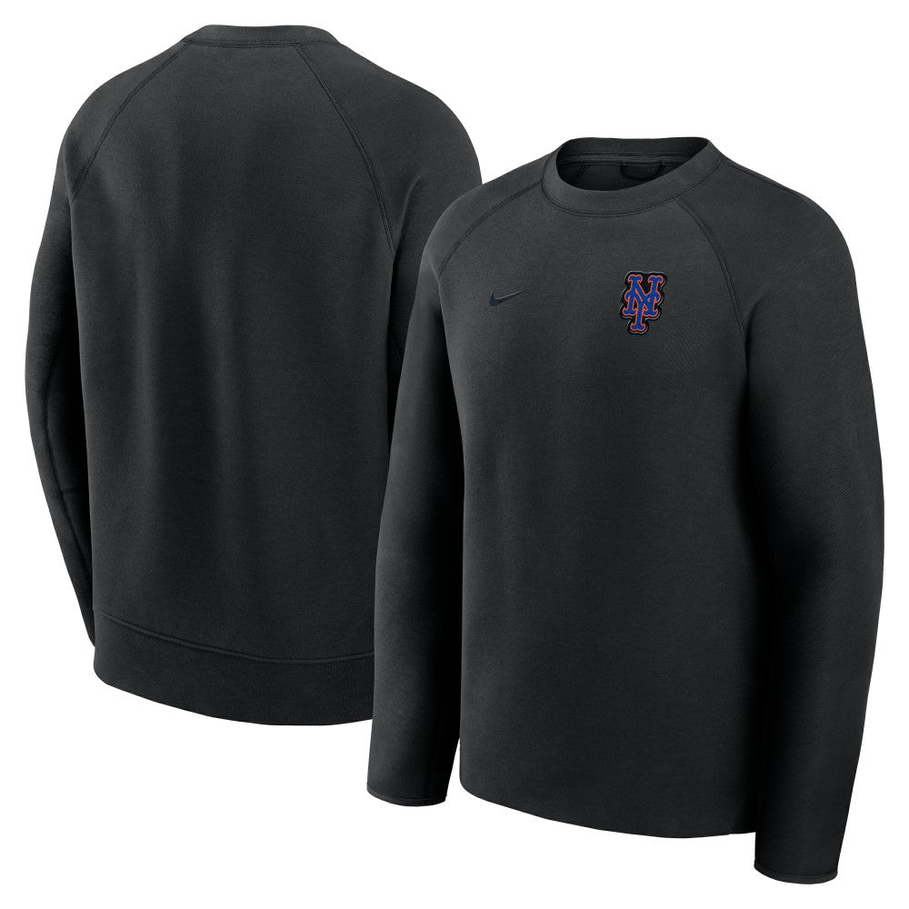 New York Mets Tech Fleece Raglan Sweatshirt Black