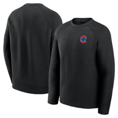 Chicago Cubs Tech Fleece Raglan Sweatshirt Black