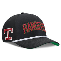 Texas Rangers Cooperstown Collection Rise Adjustable Hat Black