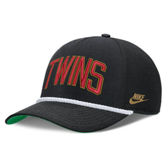Minnesota Twins Cooperstown Collection Rise Adjustable Hat Black