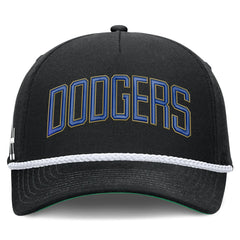 Los Angeles Dodgers Cooperstown Collection Rise Adjustable Hat Black