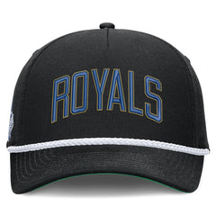 Kansas City Royals Cooperstown Collection Rise Adjustable Hat Black
