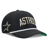 Houston Astros Cooperstown Collection Rise Adjustable Hat Black