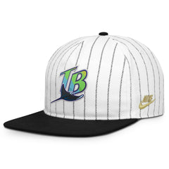 Tampa Bay Rays Cooperstown Collection Pro Adjustable Hat White/Black