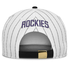 Colorado Rockies Cooperstown Collection Pro Adjustable Hat White/Black